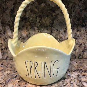 Rae Dunn Spring Easter Basket Ceramic